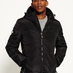 Sports Puffer Jacke schwarz/schwarz für Herren | Superdry DE