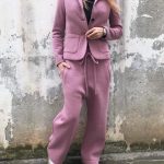 Rosa Trainingsanzug für Damen – Taillierter Sweat Blazer + Jogginghose mit weitem Bein | Gemütliche Herbst/Winter Co ord Etsy.de