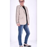 Sweat Blazer Damen Galonstreifen