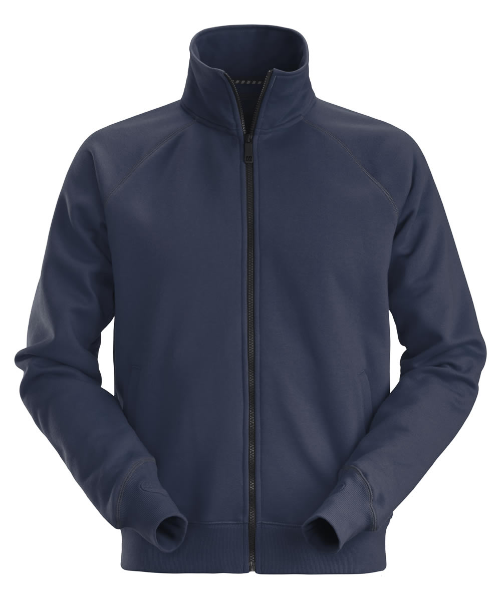 sweatshirt-jacke-141piz-1.jpg Snickers 2886 AllroundWork Sweatshirt Jacke mit durchgehendem Reißverschluss, navy – Bild 1