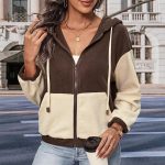 Kaufe Damen Sweatshirt Jacke aus Polarfleece mit Reißverschluss zum Preis ab 11 | Joom