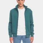 Boy Sweat Jacke in Petrol, GOTS