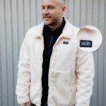 Lifestyle Herren Teddy Jacke mit Stehkragen by SAEBIS®
