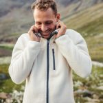 Herren Sherpa Fleece Jacke