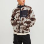 Jack & Jones JORVESTERBRO TEDDY Fleecejacke chocolate brown/braun Zalando