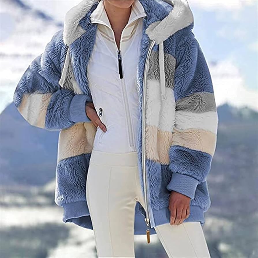 teddyfell-jacke-damen-144zhk-1.jpg Sawmew Teddy Jacke Damen, Mädchen Lang Warme Wintermantel Steppjacke mit Kapuze Winter Fleecejacke Warm Teddy Jacke Mantel Oversize Leicht Kapuzenjacke Plüschjacke Outfit Teddyfleece Plüschmantel : Amazon.de: Fashion – Bild 1