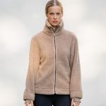 Jacke Damen Teddy Fleece Jacket Sand Kollektion Sand / XXS