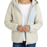 DENIMFY Outdoorjacke Damen Fleecejacke DFLea Regular Fit Übergangsjacke mit Teddyfleece
