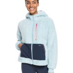 Storm Dance Teddyfleece Jacke mit Reißverschluss für Frauen Frauen Blau Teddyfleece Jacke mit Reißverschluss | Roxy