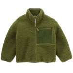 Kinder Teddyjacke mit Cord Tasche