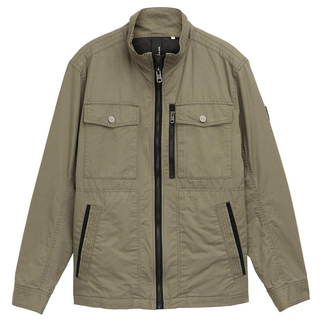 tom-tailor-jacke-305rlk-1.jpg Tom Tailor Herren Jacke Field Jacket dusty olive green – Bild 1