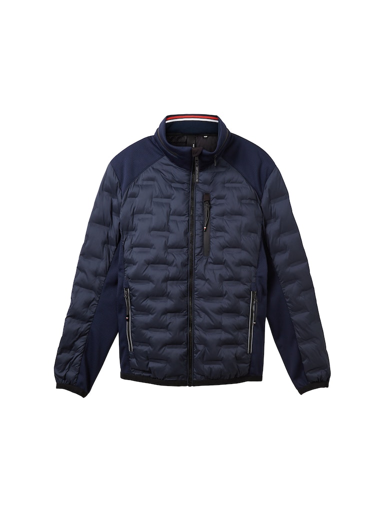 tom-tailor-jacke-923oyp-1.jpg Tom Tailor Jacke Hybrid mit recyceltem Polyester sky captain blue | Tara M – Bild 1