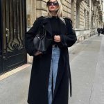 Colette – Langer Damen Trenchcoat in Schwarz mit Gürtel & Oversize Look Cecile Lavelle