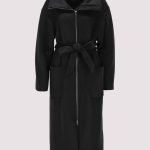 HUGO Damen Trenchcoat in Schwarz