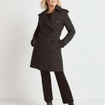 Wasserdichter Trenchcoat Damen schwarz | MIRJAMMAY