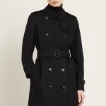 BURBERRY Trenchcoat KENSINGTON in schwarz