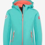 Trollkids Warme Mädchen Softshell Jacke TROLLFJORD TROLLKIDS in türkis