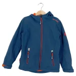 TROLLKIDS Softshelljacke Kinder Blau Gr. 128 Kapuze…