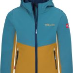 Trollkids Softshelljacke 'Kids Kristiansand' Stormy Blue/Mustard kaufen | papiton.de