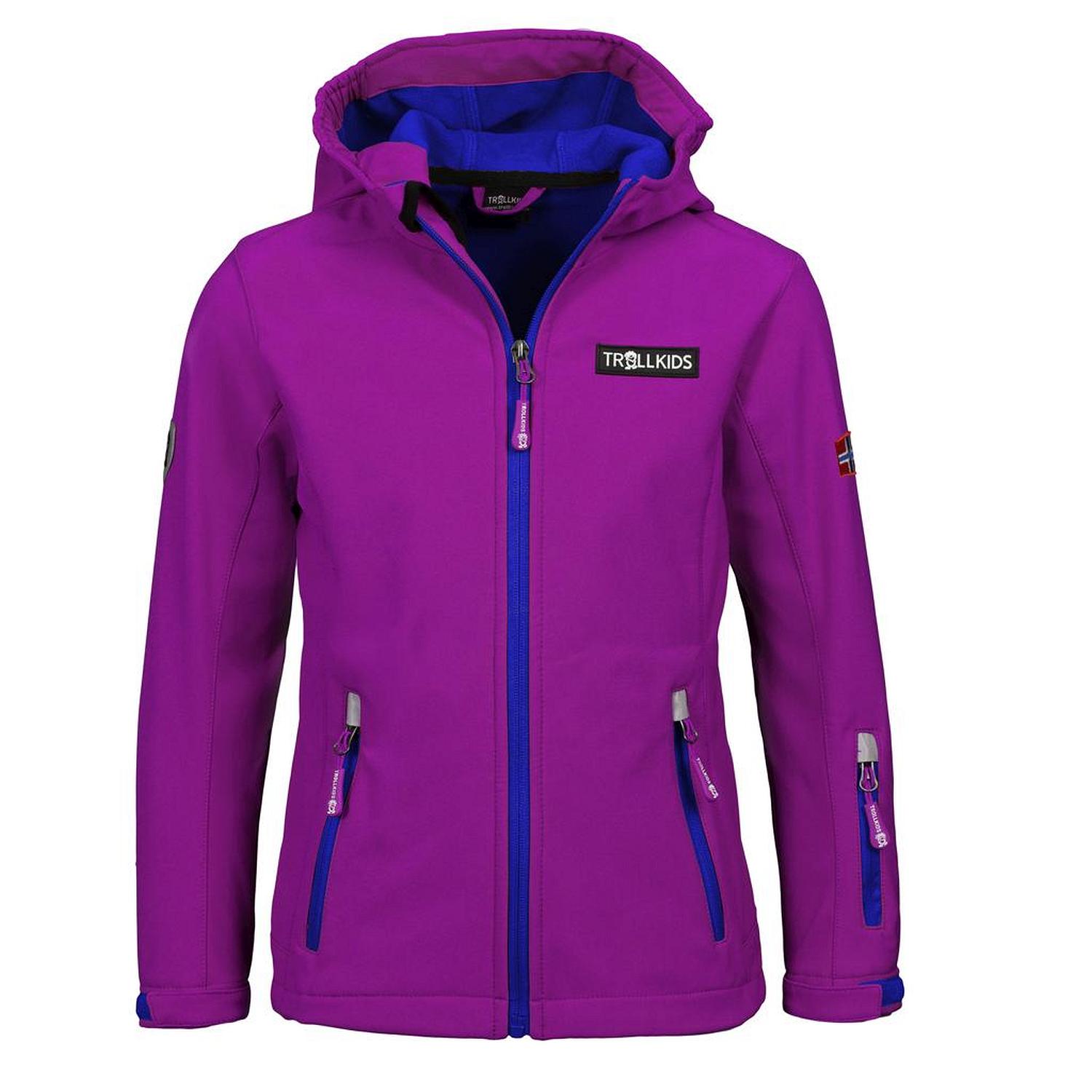 trollkids-softshelljacke-913luj-1.jpg Girls Oslofjord Jacket | fuchsia | 104 | 401 204 104 – Bild 1
