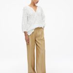 Tunika Bluse mit floraler All over Stickerei Weiß | COMMA