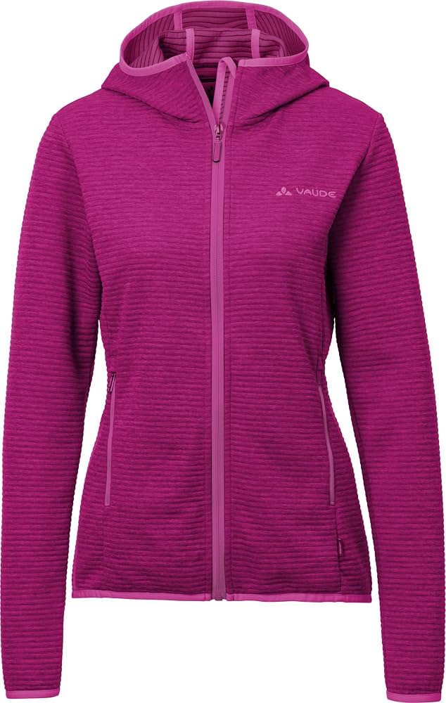 vaude-jacke-damen-289xwt-1.jpg VAUDE SE Wo Belene Fleece Hoody Jacket Rich PINK 38 : Amazon.de: Fashion – Bild 1