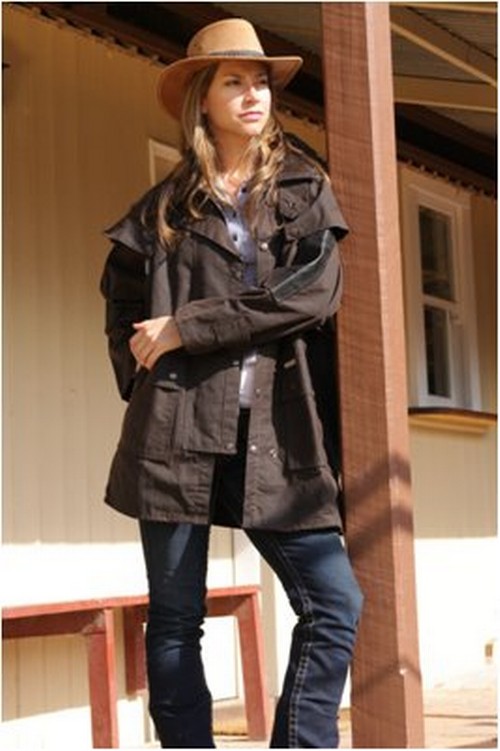 wachsjacke-damen-218csc-1.jpg Drover Jacket von SCIPPIS, Wachsjacke Reitjacke – Bild 1