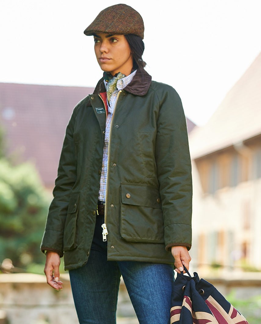 wachsjacke-damen-961suf-1.jpg Wachsjacke Damen wasserdicht kaufen | Wellington of Bilmore – Bild 1