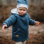Premium Wollwalk Jacke mit Reißverschluss 62/68