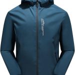 WAZHAKU Herren Outdoor wasserdichte Jacke Leichter Regenmantel Winddichte Wanderjacke Kapuzenjacke Bergjacke Perfekt für den Alltag und Outdoor Abenteuer Regenmantel Softshellmantel Laufen Sport : Amazon.de: Fashion