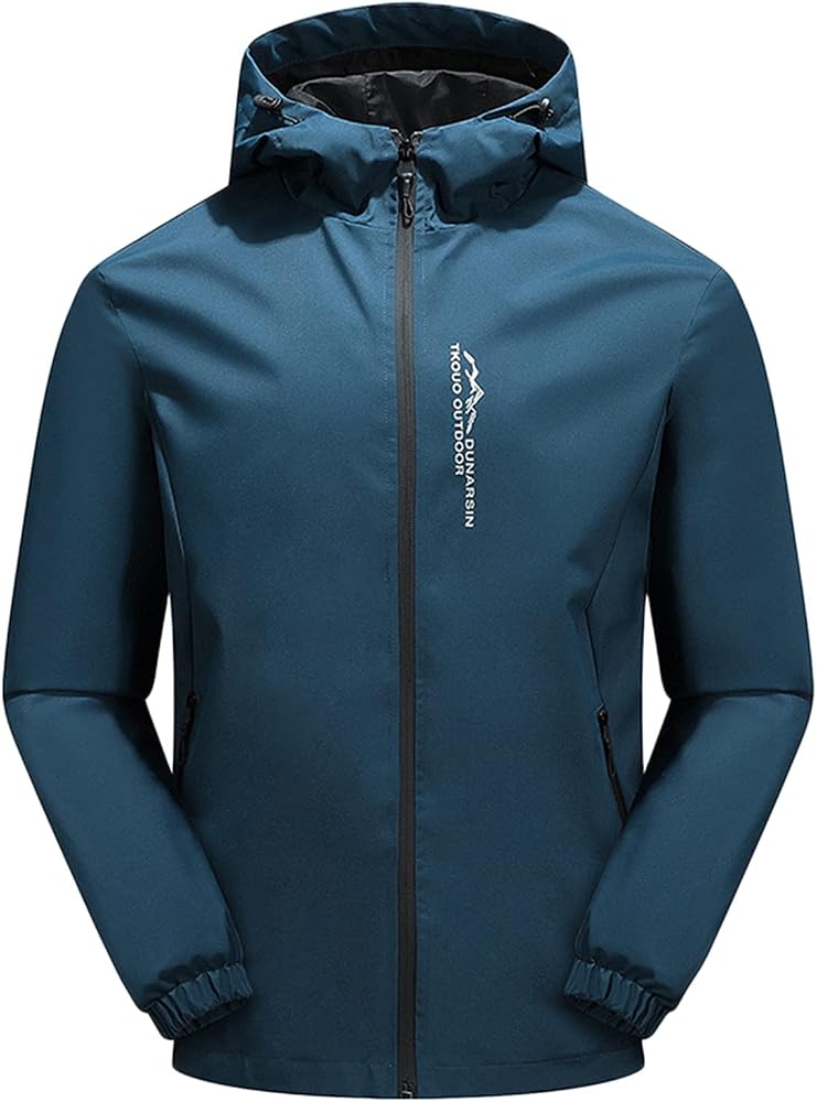 wanderjacke-herren-402hcf-1.jpg WAZHAKU Herren Outdoor wasserdichte Jacke Leichter Regenmantel Winddichte Wanderjacke Kapuzenjacke Bergjacke Perfekt für den Alltag und Outdoor Abenteuer Regenmantel Softshellmantel Laufen Sport : Amazon.de: Fashion – Bild 1