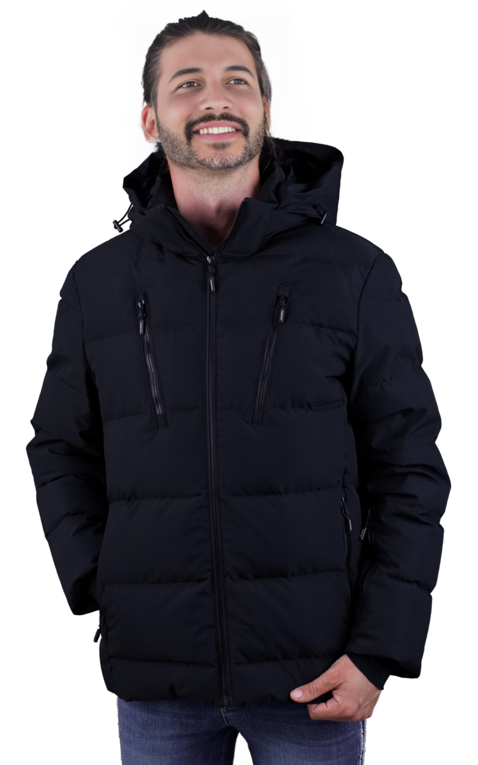 warme-winterjacke-herren-003lrp-1.jpg Herren Warme Daunenjacke Jacke WH10 Sport Winterjacke Steppjacke | Decathlon – Bild 1