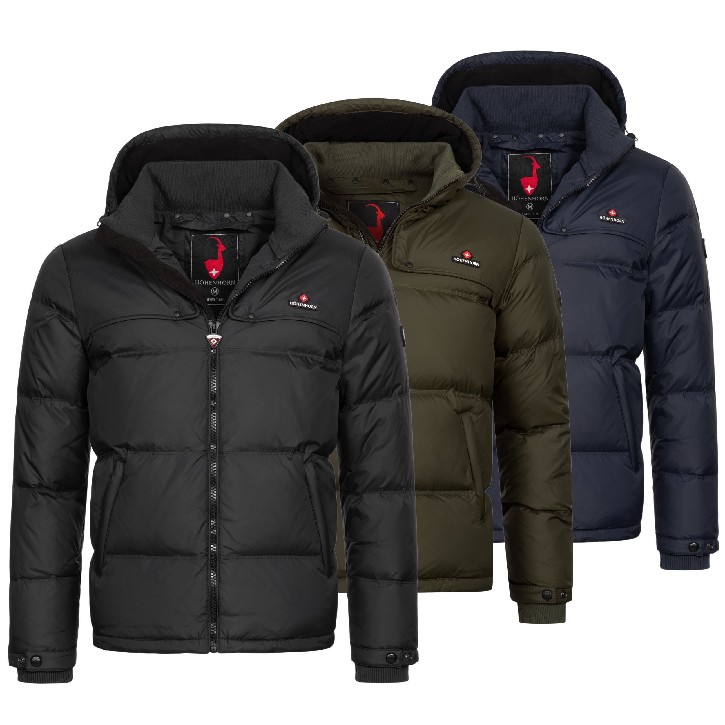warme-winterjacke-herren-426qsi-1.jpg Höhenhorn Bristen Herren Daunen Winter Jacke Daunenjacke Gefüttert Winterjacke – Bild 1