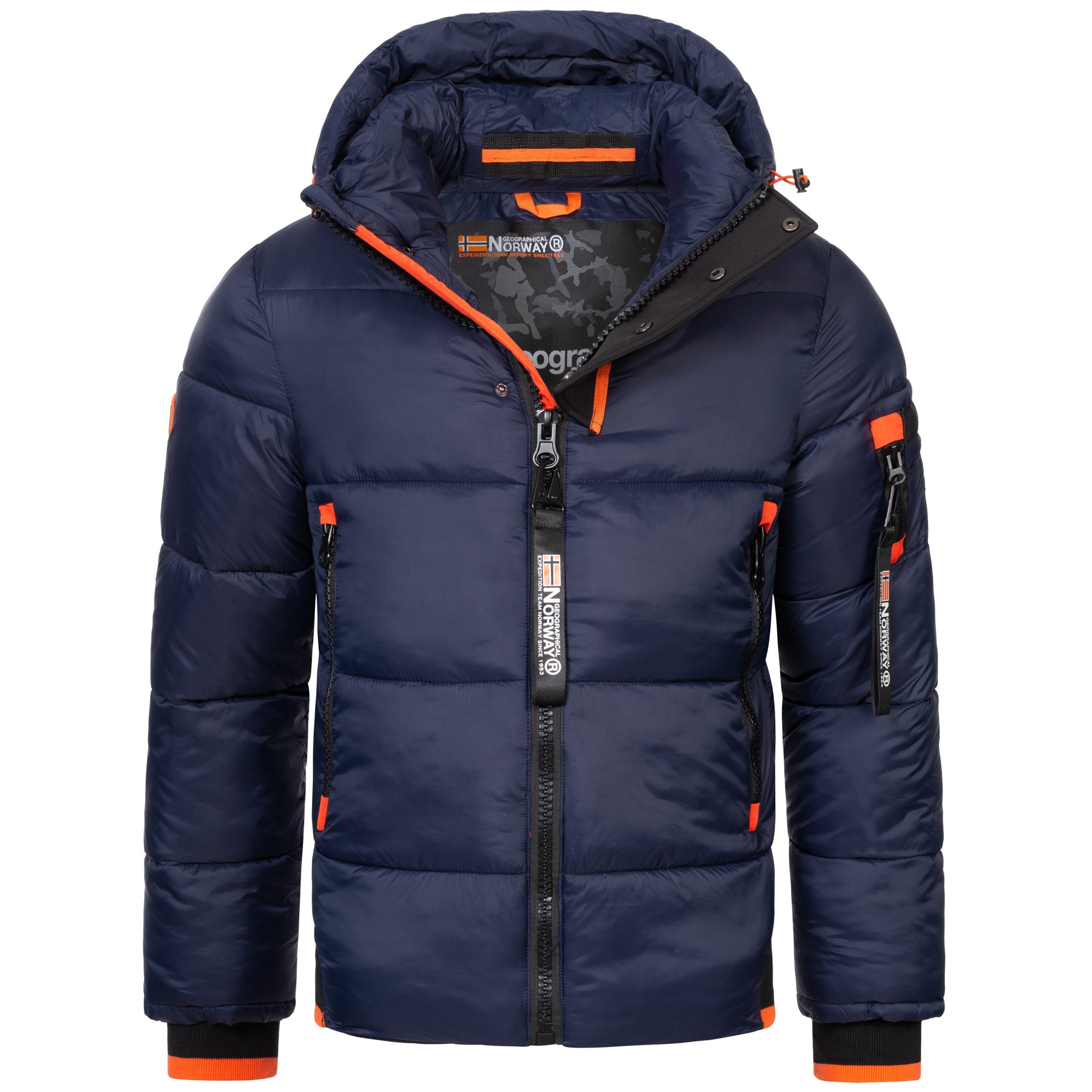 warme-winterjacke-herren-958gsw-1.jpg Geo Norway Winterjacke Herren Winter Jacke Steppjacke H 300, Sehr warme Herren Winterjacke / Top Qualität und hochwertige Verarbeitung – Bild 1