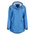 Wasserdichte Regenjacke Stylische Regenjacken Damen Dry Fashion Damen Regenmantel Cuxhaven Anker Print Jacke Mit Kapuze Winddicht Und Wasserdicht