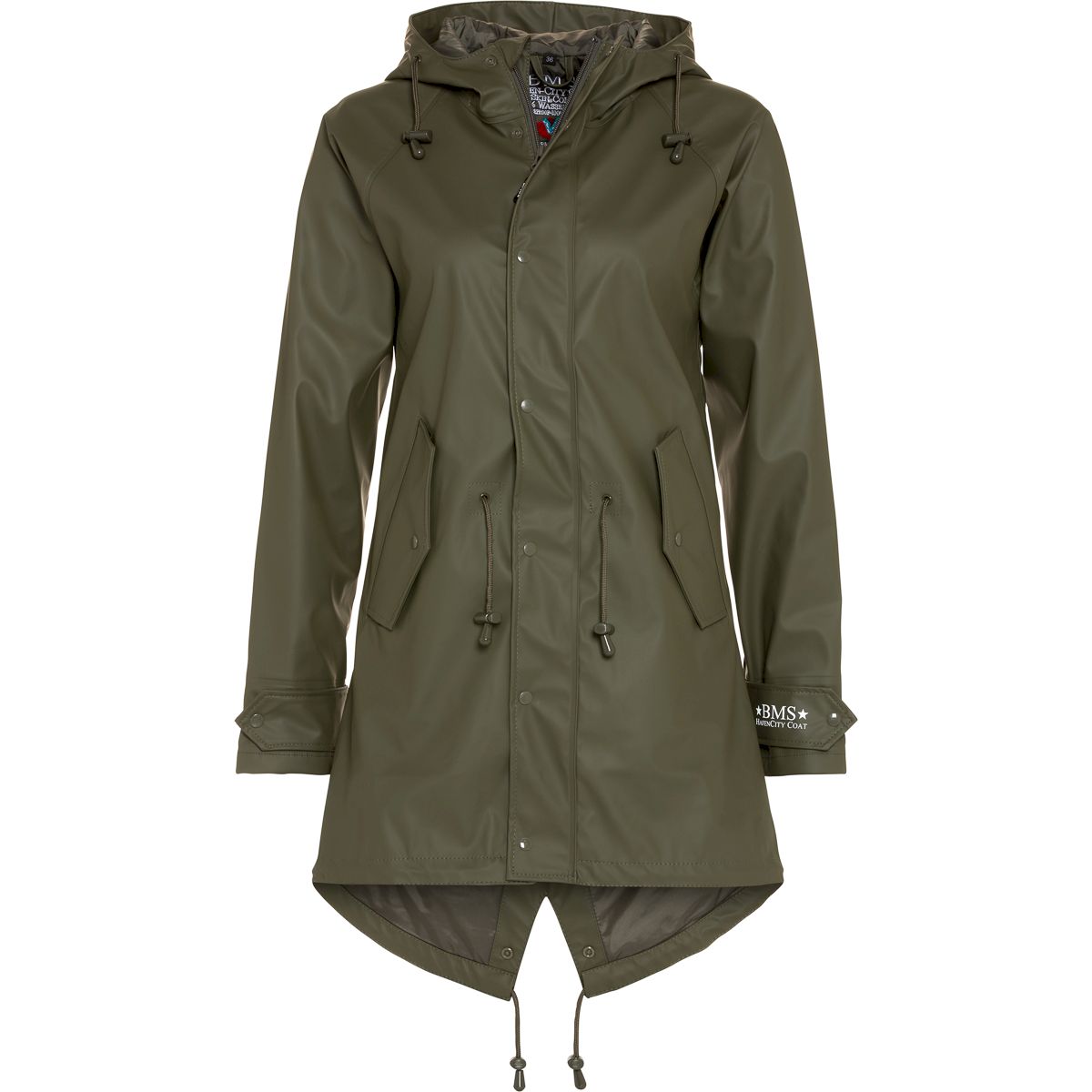 wasserdichte-regenjacke-damen-876wns-1.jpg Damen Regenmantel 100% wasserdicht oliv – Bild 1