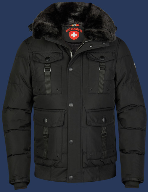 wellensteyn-herren-winterjacke-256jtn-1.jpg Wellensteyn Leuchtcraft Blouson, HaHeMeAirTec, Schwarz – Bild 1