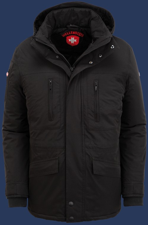 wellensteyn-herren-winterjacke-976jwu-1.jpg Wellensteyn Golfjacke Winter, PolyAirLite, Schwarz – Bild 1