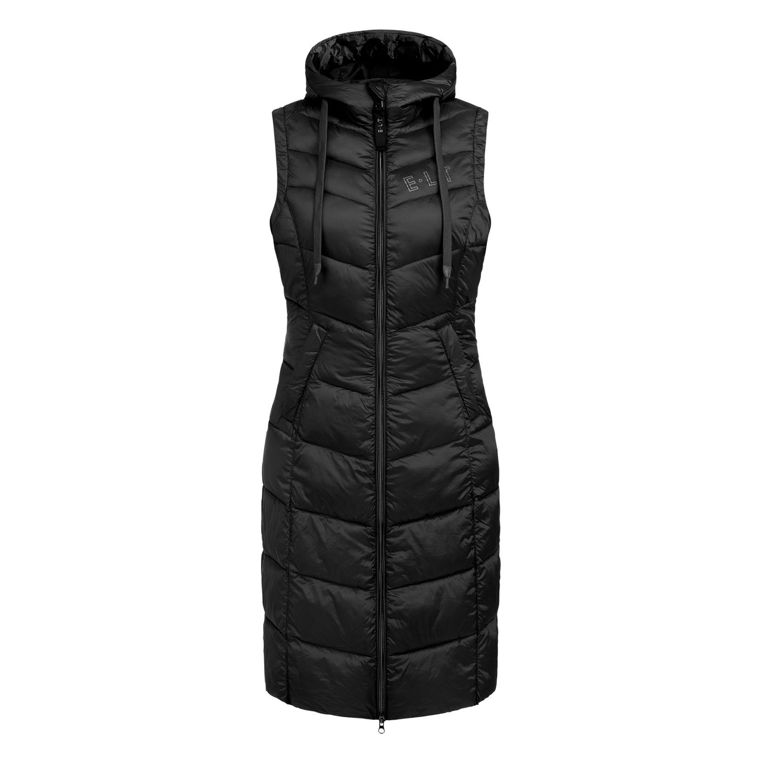 weste-damen-lang-165pgq-1.jpg ELT Ostende Lightweight Longweste Damen schwarz, XL – Bild 1