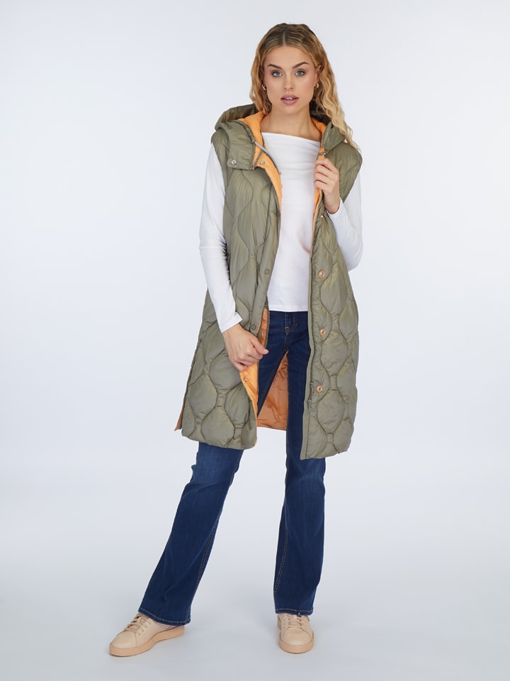 weste-damen-lang-377eku-1.jpg Daunenweste Lang Weste Lang Beige Damen Daunenweste Lange Weste Stepp Damen Daunenweste Beige – Bild 1