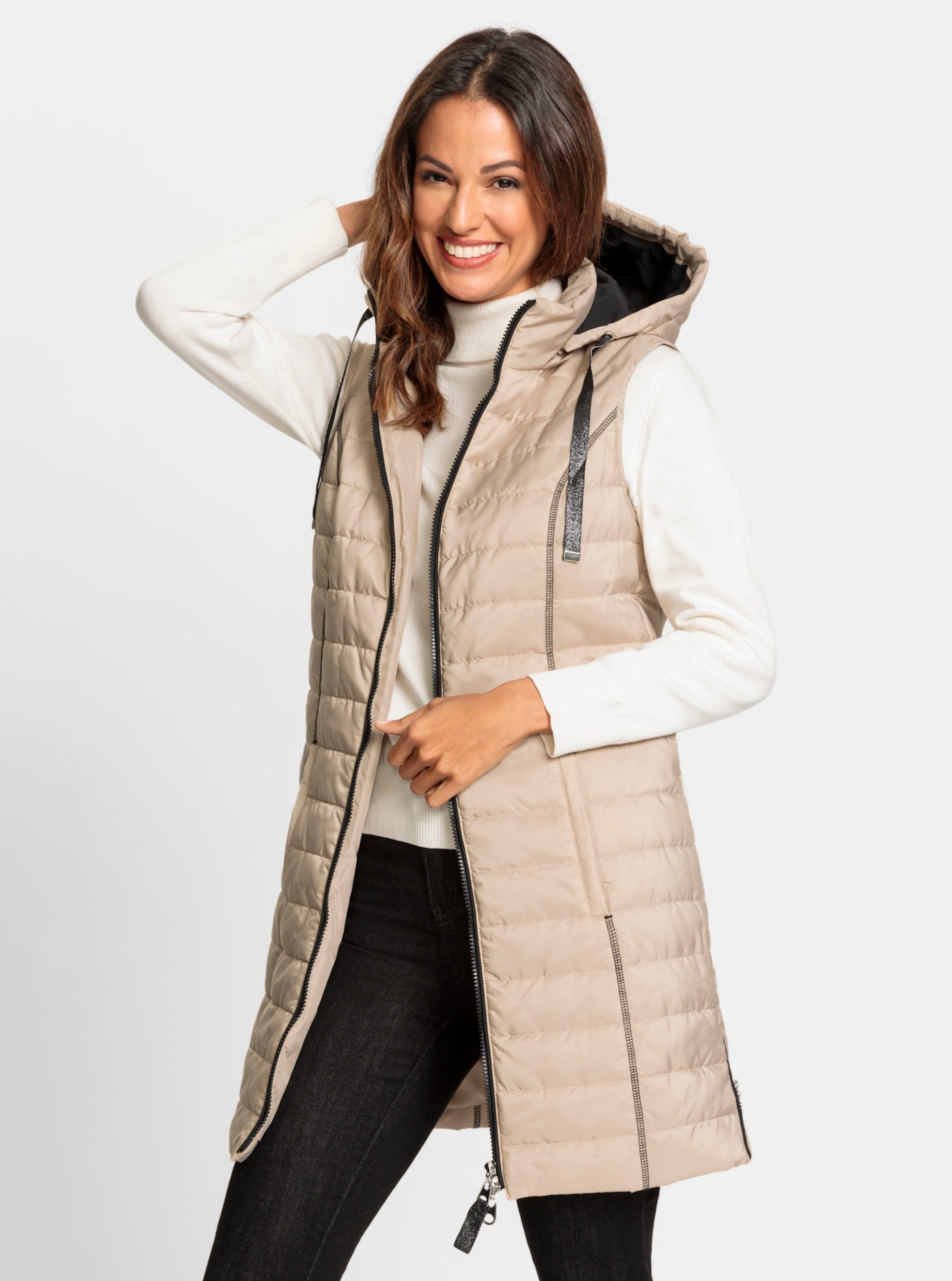 weste-damen-lang-684toj-1.jpg Lange Westen für Damen kaufen – Elegant & Warm | heine – Bild 1