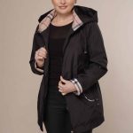 Art 007 | Windjacke | Windbreaker | Damen | Kapuze | schwarz | 36, 38, 44, 46, 48, 50. DE GR