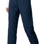 Sawmew Hosen Damen Winterhose Große Größe Einfarbige Lange Hose Warme Hose Damen Winter Gefütterte Hose Damenhose Stepphose Damen Hosen mit Taschen (Color : Blue, Size : M) : Amazon.de: Fashion