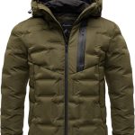 Amaci&Sons Winterjacke BERKELEY Winterjacke Herren Gefütterte Dicke Winter Jacke für Männer mit Kapuze