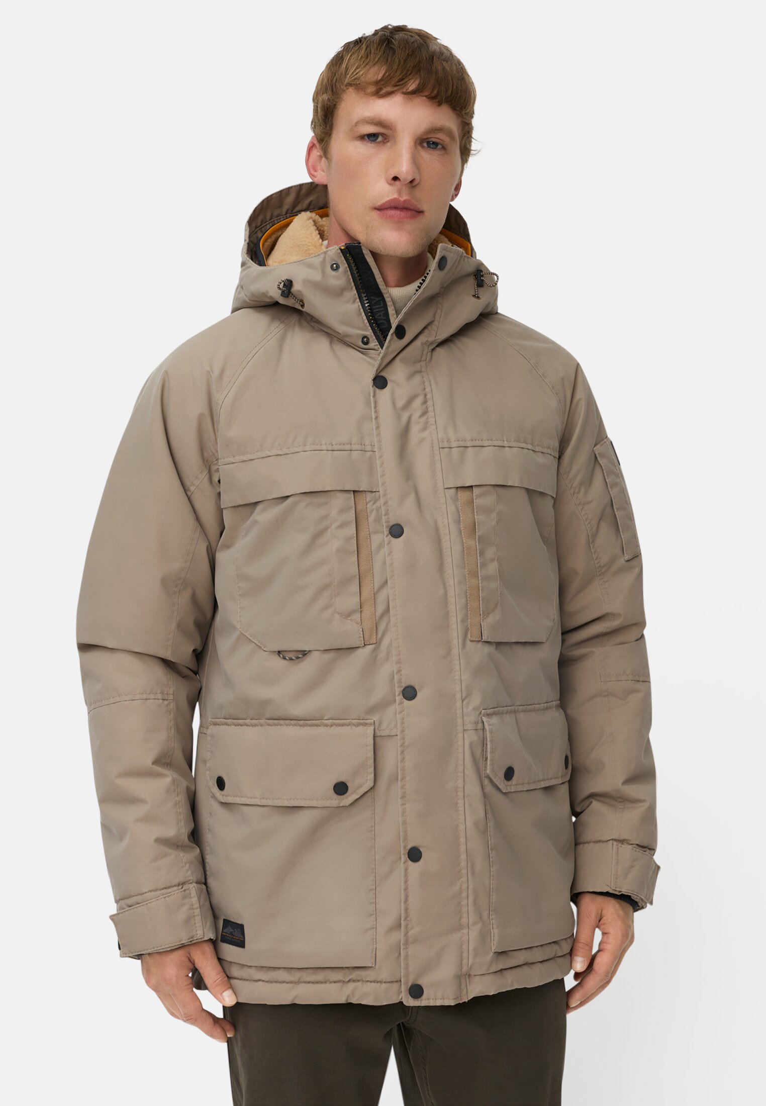 winterjacke-maenner-210cst.jpg Winterjacke für Herren in Beige | camel active – Bild 1