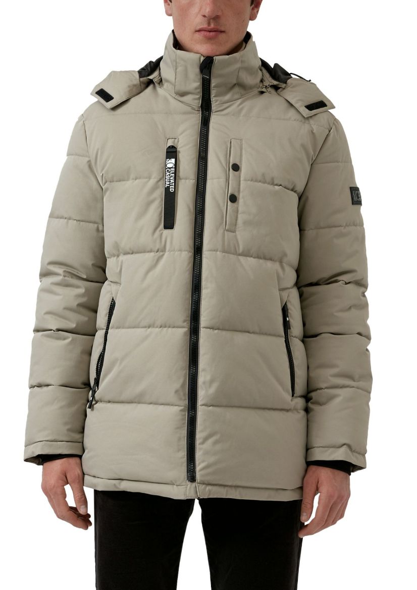 winterjacke-maenner-741iah.jpg Tall s.Oliver Herren Winterjacke Abnehmbare Kapuze – Bild 1