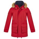 Winterparka mit SORONA Alaska Parka rot