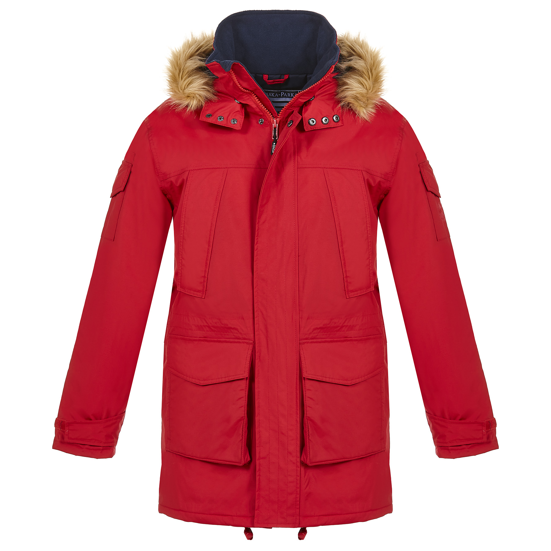 winterparka-639yuk-1.jpg Winterparka mit SORONA Alaska Parka rot – Bild 1