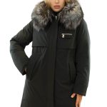 Parka „Andrea" Damen Winterparka mit Silberfuchs Echtfell