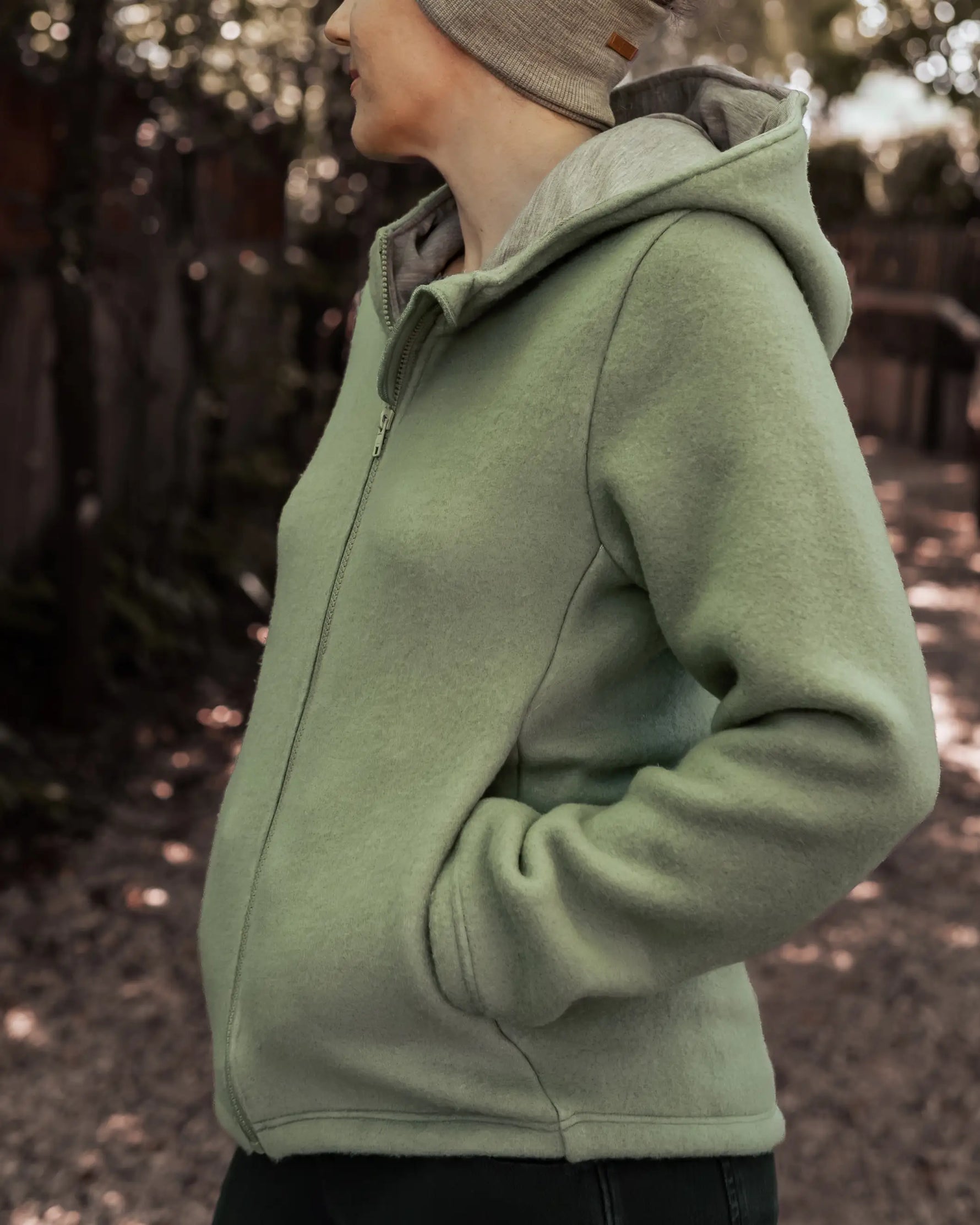 wollfleece-jacke-damen-146jkw-1.jpg Merino Wollfleece Jacke für Damen S – Bild 1